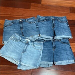 FOUR PAIR of cute Denim Women's Shorts!